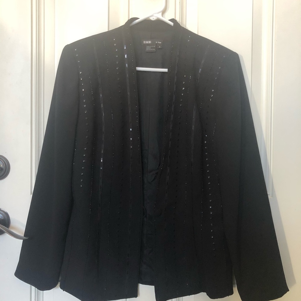 Rimini Ladies Blazer Front Beads Size 6